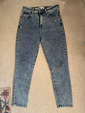 Abercrombie & Fitch The Super Skinny Ankle High-Rise Curve Love